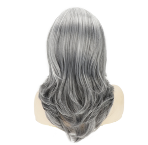 Perruque longue bouclée de style occidental pour <span class=keywords><strong>femme</strong></span>, <span class=keywords><strong>mi</strong></span>-longue, volumineuse, dégradé <span class=keywords><strong>blond</strong></span> - Product Image 6
