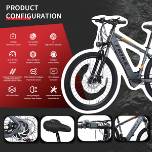 จักรยานเสือภูเขาไฟฟ้า250W 36V แบตเตอรี่ลิเธียมสำหรับผู้ใหญ่ - Product Image 2