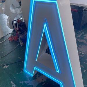 Custom 3ft 4ft LED luce al Neon con lettere di applicazione per interni in metallo grande grande, in acciaio inox 3D, segno di scritta - Product Image 5