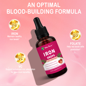 Winstown Iron Drops Natural Mineral Iron Daily Iron Nutrition Support For Adult Health Care Dietary Supplement OEM Private Label - Product Image 2