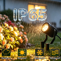 IP65 Wasserdichte Aluminium-Niedervolt-AC-2er-Packung für den Außenbereich: Gartenbeleuchtung für Bäume und Wege, 5W LED-Spotlights mit Erdspieß