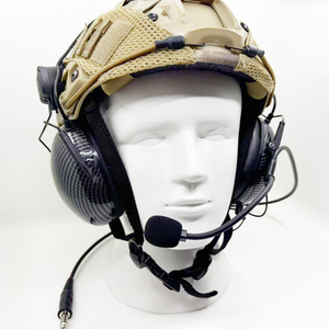 Taktik kulaklık sınırsız güç interkom kask pasif kulaklık için mikrofon ark ray adaptörü dağı ile gürültü azaltma - Product Image 2