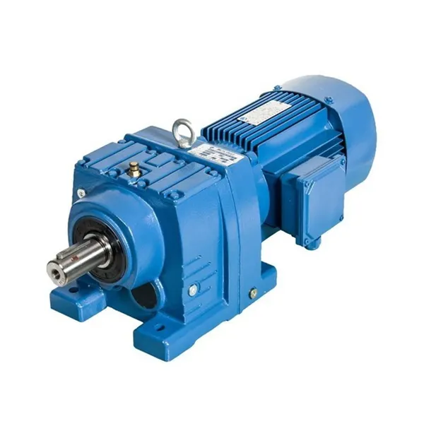 Vendita calda serie ad ingranaggi cilindrici R ghisa R67 elicoidale bevel reducer con gear motor