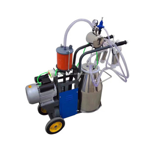 Máquina de Ordeño Portátil de 25L, de Acero Inoxidable, Tipo Pistón Automático, con Bomba de Vacío y Motor, para Ganado Vacuno, Ovino, Caprino y Camellos, 220V - Product Image 4