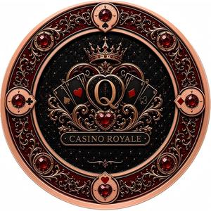 Moneta Commemorativa Lady Luck Casino Royale 1 Oz in Rame, Edizione 2026, Moneta Sfida Lady Luck, Moneta Portafortuna Poker - Product Image 2