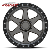 IRONHOOF PCD 5*127 6*139.7 5*130 5*150 Jantes en alliage d'aluminium forgé sur mesure pour voitures particulières et véhicules tout-terrain 4x4