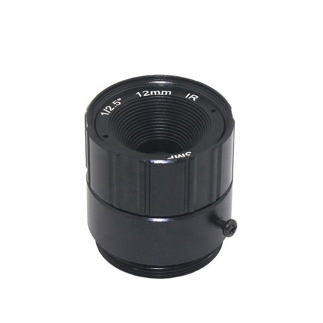 3MP 12mm CS Mount F1.4 Lens for CCTV Security Camera, 1/2.5" IR Compatible Fixed Focal Lens