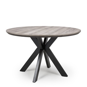 <span class=keywords><strong>Mesa</strong></span> de comedor redonda de madera MDF, <span class=keywords><strong>mesa</strong></span> de centro de salón de cocina, <span class=keywords><strong>patas</strong></span> de Metal Industrial - Product Image 1