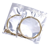 Acoustic Folk Guitar Strings Anti-Rust Brass Color Steel Core Set Bronze 6-String Guitar Accessories