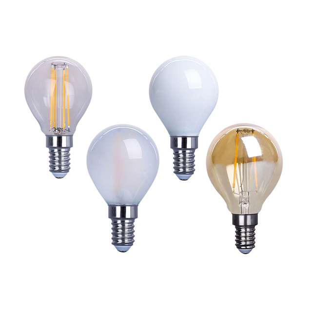 G45 LED Filament Bulb Light Mini Globe Bulbs 12V 24V 110V 220V 2700K E27 Decorative Lights