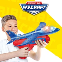 Jouet lanceur d'avion en plastique avec lumière, jeu de tir d'intérieur pour garçons, SAMLOK SL335964, cadeau pour enfants