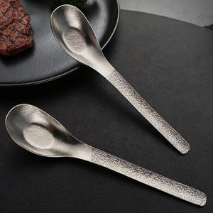 Spork en titane pour le camping en plein air Cuillère en titane légère pour la maison de voyage avec sac en tissu - Product Image 6