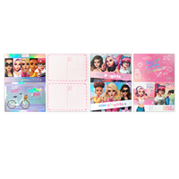 Carnet d'autocollants bio A5 en coton 100% pour 4-6 ans, thème carton WOW Generation