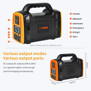 Estación de Energía Solar Portátil de 300W 160Wh con Enchufe del Reino Unido 230V 50Hz, Generador de Emergencia para Exteriores al por Mayor para Distribuidores - Product Image 3