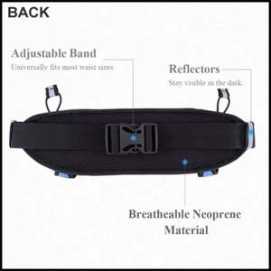 Sac banane de travail imperméable de haute qualité avec fermeture éclair orange et porte-bouteille - Product Image 4