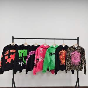 <span class=keywords><strong>Sudadera</strong></span> con <span class=keywords><strong>Capucha</strong></span> de Invierno para Hombre, Estilo Europeo y Americano, Superventas, 1:1, con Estampado de Letras, de Algodón, con Bolsillo de Terciopelo - Product Image 2