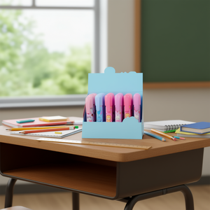 Animal Paradise Push Eraser 6 Pcs Set Mechanical Eraser For Kids School Supplies - Product Image 2