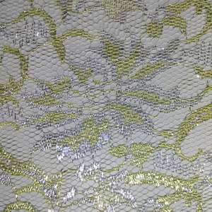 Váy Ren Sáng Bóng Vải Vàng 59 "Thụy Sĩ Voile Tulle Quần Áo Cưới Thời Trang Vàng Và Trang Trí Dệt Kim Chiều Rộng 150CM - Product Image 5