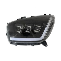 Nouvel ensemble de phares LED JOP4x4 pour RAV4 01-02 avec feux de jour LED (DRL) à défilement et clignotants, lentille 12V 6000K 50W, ampoule H4