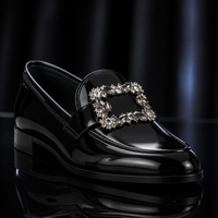 Boucles de chaussures de style cristal personnalisé et accessoires Clips de chaussures de mariée décoratifs