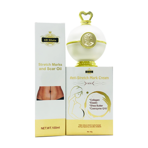 Crème <span class=keywords><strong>Anti</strong></span>-Vergetures 5D Gluta Élimination d'Huile Formée <span class=keywords><strong>Pommade</strong></span> Réparatrice de Cicatrices Massage Résultats Rapides - Product Image 4