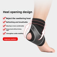 Protège-cheville de sport anti-torsion respirant pour activités de plein air, protection professionnelle contre les entorses de la cheville pour le basketball et la course à pied, maintien fixe du pied