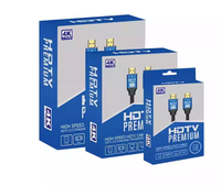 Cable HDTV Metálico de 1.5m 20m 19+1 4K con Conectores HD para Computadora, Hecho en China, Tipo USB, Otro