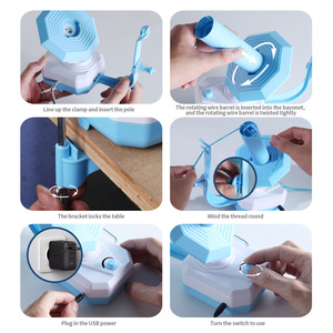 <span class=keywords><strong>Enrouleur</strong></span> de fil électrique rechargeable par USB, <span class=keywords><strong>enrouleur</strong></span> automatique de pelotes de laine pour le tricot à domicile - Product Image 6