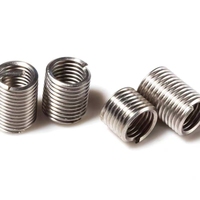 M2.5 Stainless Steel DIN8140 Wire Thread Insert Repair Kit 12mm OD Polished Right Hand Fully Threaded TTR Brand 1 Year Warranty