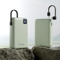 Batería Externa Portátil de 10000mAh en Oferta, con Carga Súper Rápida de 22.5W/35W, Cables Integrados, Diseño Delgado, Impresión de Logotipo