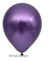 10 12 inci 50 buah/tas balon lateks krom murni bola logam untuk balon dekorasi pesta pernikahan ulang tahun