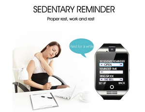 Reloj Inteligente Q18 con Cámara, Ranura para Tarjeta SIM y TF, Llamadas por Bluetooth, Sincronización con Facebook y <span class=keywords><strong>WhatsApp</strong></span>, Monitor de Actividad Física para Android e iOS, para Hombre y Mujer - Product Image 6