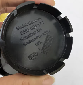 Tapas Centrales para Ruedas de Coche de 55 mm, 56 mm, 65 mm, 66 mm, 70 mm, 76 mm para <span class=keywords><strong>VW</strong></span> Skoda, Cubierta de ABS con Acabado Negro, Marca Capas, Fácil Instalación - Product Image 1