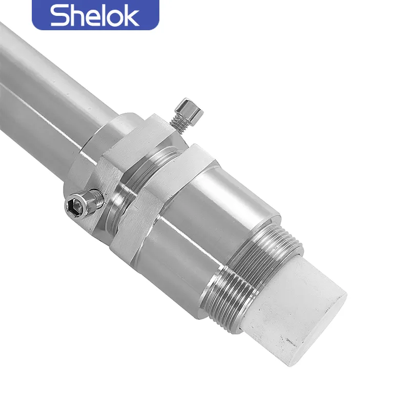Shelok Dn50 เครื่องวัดการไหล 400 มม.เส้นผ่านศูนย์กลางแม่เหล็กไฟฟ้า 4-20Ma Out ใส่แม่เหล็กไฟฟ้า Flowmeter