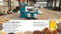 Presse à huile commerciale de grande capacité 500-600 kg/heure pour presser l'arachide, le soja, le tournesol, la noix de coco, l'huile comestible
