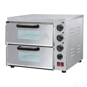 Horno Eléctrico Comercial de Doble Piso para Pizza con Temporizador, Totalmente de Acero Inoxidable, de Alta Capacidad para Restaurantes con Gran Demanda - Product Image 5