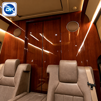 Siège conducteur inclinable et pivotant en cuir et aluminium de luxe pour Mercedes Sprinter 907 Dingkong, personnalisable en couleur et logo, pour l'intérieur de voiture