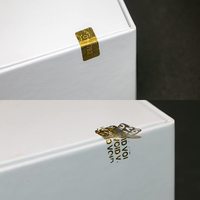 Étiquettes autocollantes holographiques d'authenticité et de garantie inviolables en or, haute sécurité, avec numéro de série unique et séquentiel