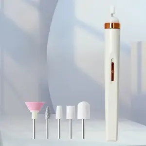 Máquina de manicura 5 en 1 con taladro para uñas, carga USB, portátil, juego de manicura, exfoliación y pulido para uñas - Product Image 1