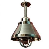 Luminaire de passage vintage en laiton, style suspension, pour usage marin et portuaire, intérieur et extérieur, fabriqué au Bangladesh
