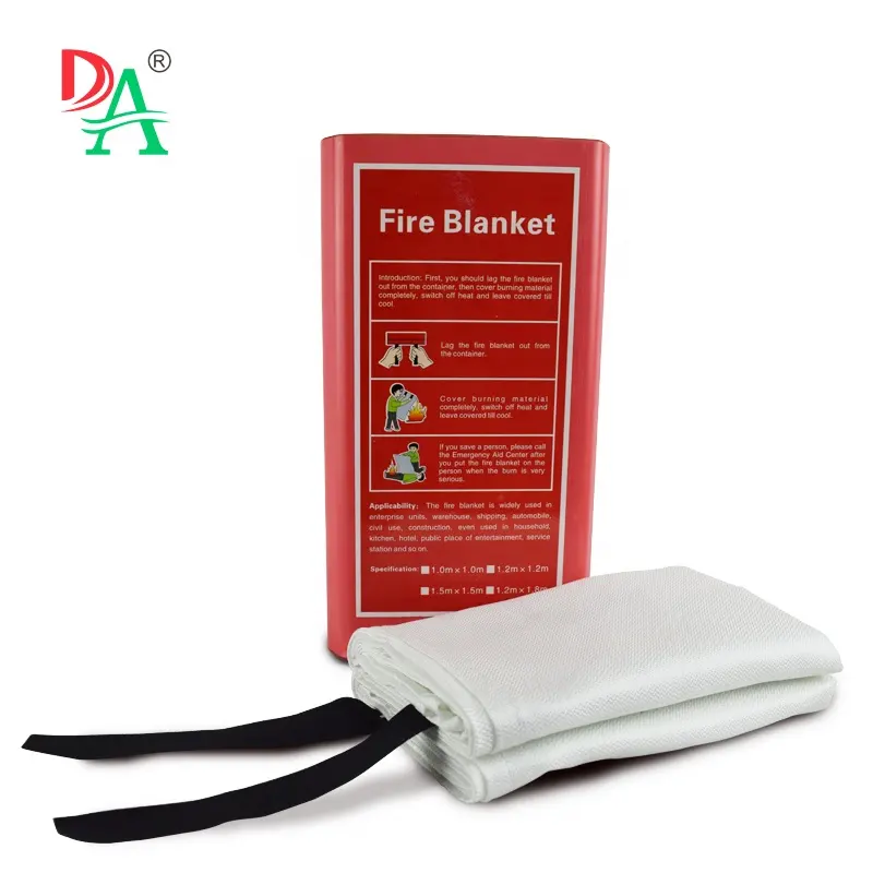 China Factory 100% Fiber Glass Fire Blanket