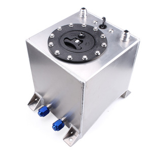 Réservoir de carburant en alliage d'aluminium 10L noir avec capteur pour modification automobile et drift - Product Image 3