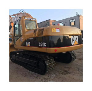 Precios baratos Excavadoras usadas Caterpillar 320C CAT Excavadora sobre orugas 20 toneladas Ventas con descuento - Product Image 1
