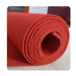 Non Slip Velour Pattern Exhibition Long Carpet Indoor Outdoor Red Carpet Stage Non Woven Commercial Exhibition Event Carpet