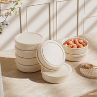 Kotak Makan Silikon Food Grade Reusable, Wadah Buah Segar, Kotak Bento, Aman untuk Microwave, untuk Kantor, Dapur, Perjalanan, Grosir
