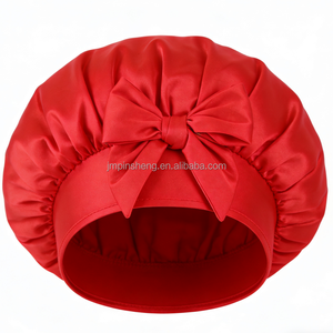 Gorro de Dormir Personalizado con Logotipo, Satinado, Color Sólido, de Ala Ancha, Ajustable, para Viajes, Deportes, Ciclismo, Moda, Cuidado del Cabello - Product Image 6