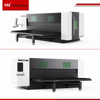 Mesin Pemotong Laser Fiber RAYTOOLS Head 3015LS dengan Sistem Pendingin Air 1.5KW 6KW dan Penghilang Debu Tertutup untuk Industri