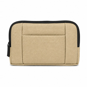 Étui de rangement multi-zippé en polyester antichoc, grande capacité, organisateur professionnel minimaliste, produit recyclé - Product Image 1