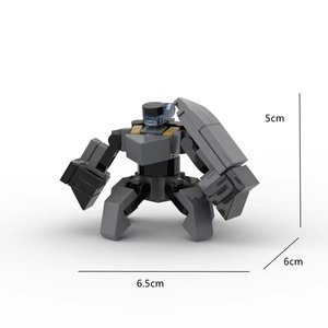 Robot quadrupède créatif MOC Shield Mountain, robot de <span class=keywords><strong>patrouille</strong></span> et de combat, blocs de construction en plastique ABS, petit robot <span class=keywords><strong>jouet</strong></span> pour garçons - Product Image 6