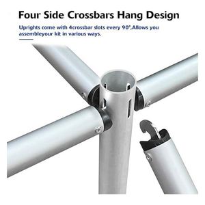 10 ft X 10 ft Adjustable Double Cross Bar Quick Backdrop Kit Digital Printing <b>Pipe</b> <b>Stand</b> Without Drape - Product Image 4